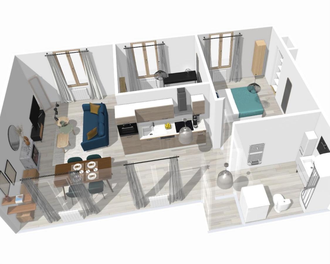 Artsmalt *Ideal Pro * Proche Commerces * 2 Chambres * Tout Confort Montlucon Ngoại thất bức ảnh
